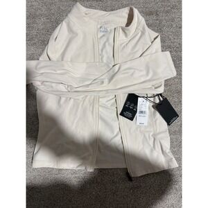 Pacsun Beige Zip Up Long Sleeve Jacket Women Size Medium